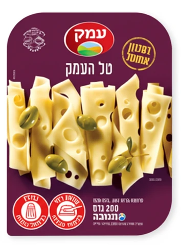 גבינת טל העמק בסגנון אמנטל 32% שומן 200 גרם