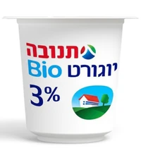 יוגורט תנובה טבעי 3% שומן 200 גרם