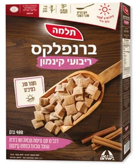 ברנפלקס ריבועי קינמון 400 גרם
