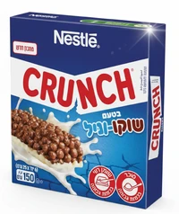 נסטלה קראנץ' בר חטיף שוקו וניל מאגדת 150 ג' (6 יחידות)