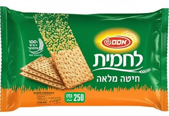 אסם - לחמית חיטה מלאה 250 גרם