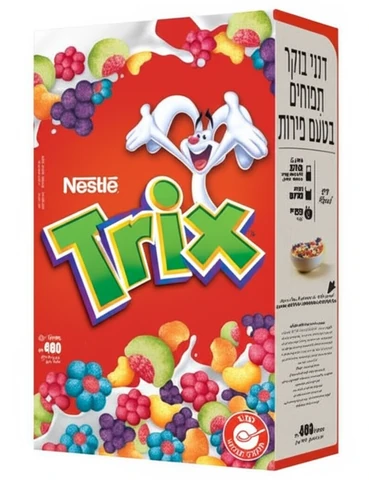 דגני בוקר טריקס פירות עולם היורה 480 גרם