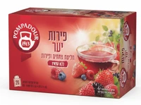תה פומפדור חליטת פירות יער 20 שקיקים