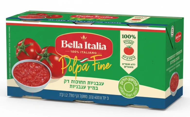 שלישיית עגבניות חתוכות דק גרנד איטליה 3*400 גרם