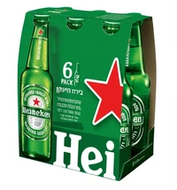 בירה הייניקן שישייה 330*6 מ"ל