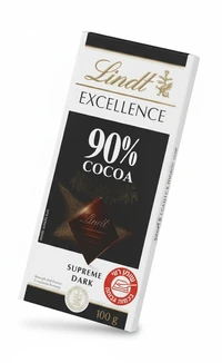 לינדט אקסלנס 90% מוצקי קקאו שוקולד מריר 100 גרם