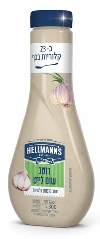 רוטב שום לייט הלמנס 300 גרם