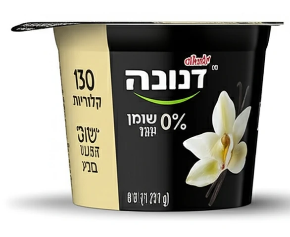 דנונה פרו יוגורט וניל 0% שומן 200 גרם (20 גרם חלבון)