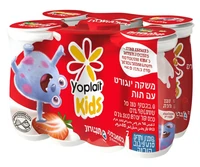 יופלה שטוזים משקה יוגורט תות 8 יח' * 100 מ"ל