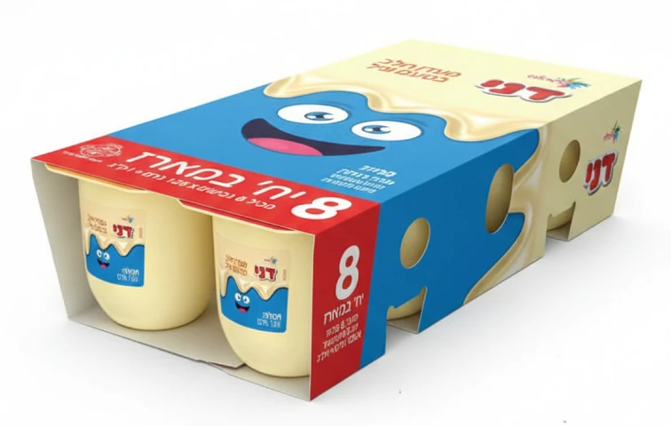 דני וניל מאגדת 8 יחידות * 125 גרם