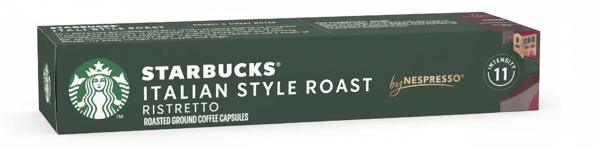 קפסולות קפה סטארבקס איטליאן סטייל רוסט, 10 יחידות