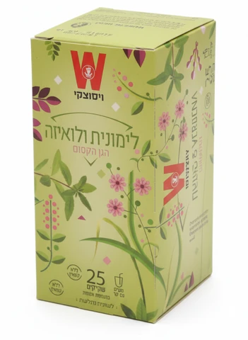 ויסוצקי - חליטת לימונית ולואיזה 25 שקיקים