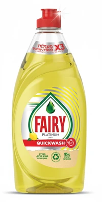 פיירי פלטינום נוזל כלים בניחוח לימון 780 מ"ל