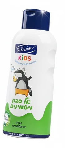 ד"ר פישר קידס אל סבון ויטמינים 750 מ"ל