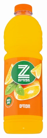תפוזינה משקה קל בטעם תפוזים 1.5 ליטר פיקדון
