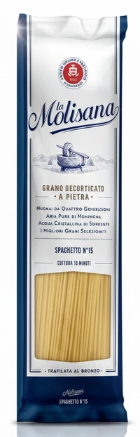 פסטה לה מוליזנה ספגטי מספר 15 500 גרם