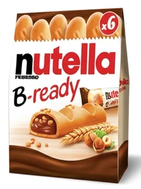 נוטלה בי רדי - שישיית אצבעות ביסקוויט במילוי שוקולד