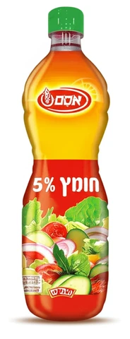חומץ טבעי 5% בית-השיטה עסיס 1 ליטר