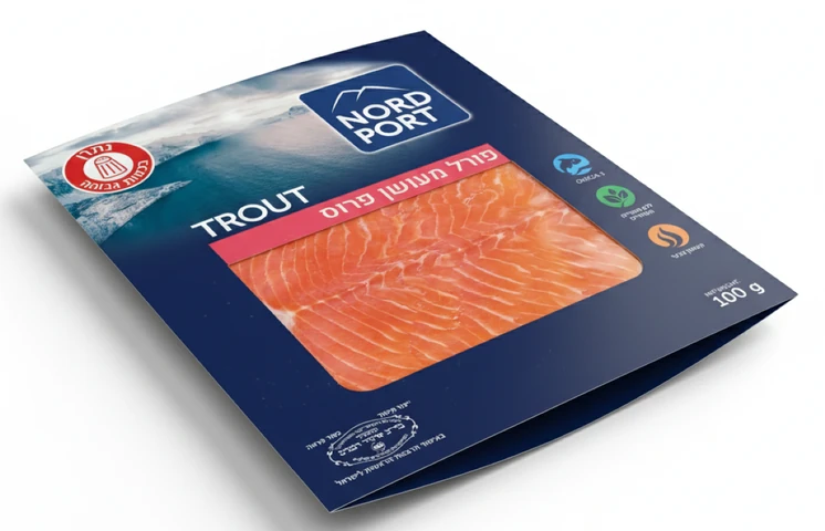 פילה פורל מעושן פרוס