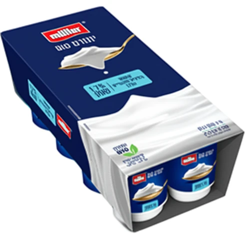 יוגורט מולר ביאנקו נטורל 1.7% מארז 8 יחידות