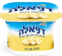 דניאלה מעדן גבינה ויוגורט בטעם בננה 5% שומן 88 גרם