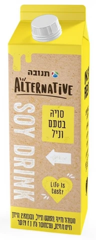 משקה סויה בטעם וניל 1 ליטר