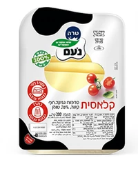 נועם גבינה צהובה קלאסית חצי קשה 28% שומן, פרוסות דק דק, 200 גרם