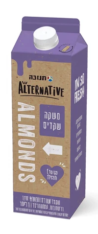 משקה שקדים טרי תנובה 1 ליטר
