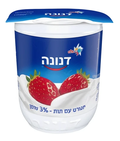 דנונה יוגורט ביו תות 3% 150 גרם
