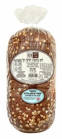 לחם הארץ 100% שיפון פלוס מחמצת קל 500 גרם
