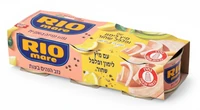 ריו מרה טונה בשמן זית לימון ופלפל שלישייה