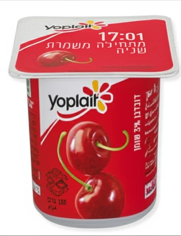 יופלה יוגורט דובדבן 3% שומן 150 גרם