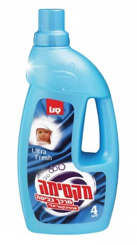 סנו מקסימה מרכך כביסה אולטרה פרש בניחוח תכלת, 4 ליטר