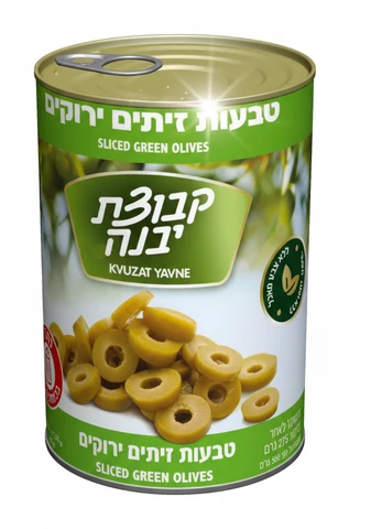 קבוצת יבנה זיתים טבעות ירוקים 560 גרם