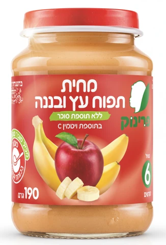 פרינוק ג'וניור מחית תפוח ובננה 190 גרם