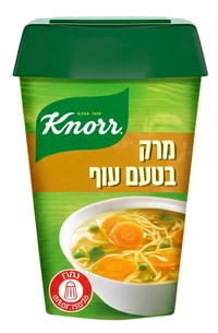 מרק בטעם עוף קנור 400 גרם צנצנת בד"ץ