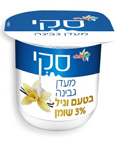 סקי מעדן גבינה וניל 3% 125 גרם
