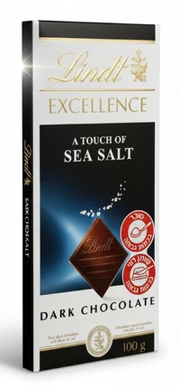 שוקולד מריר לינדט אקסלנס שבבי מלח