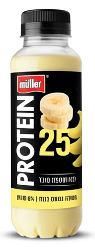 מולר פרוטאין משקה חלבון בטעם בננה 350 מ"ל