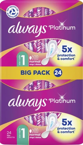 תחבושות אולוויז פלטינום נורמל - 24 יחידות