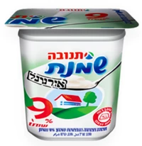 שמנת חמוצה 9% שומן מהדרין 200 מ"ל תנובה