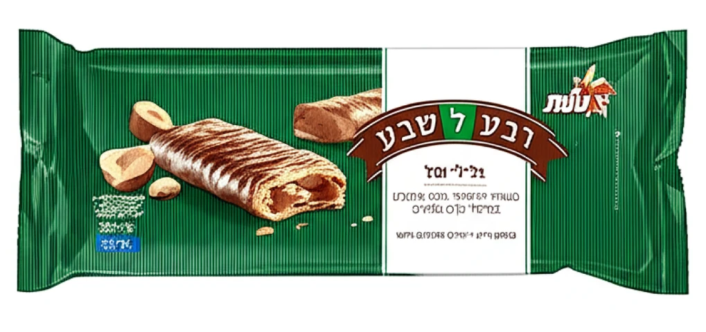 רבע לשבע גלילית אגוז (ירוק) 160 גרם