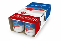 דנונה יוגורט תות 3% מארז 8 יחידות 150 גרם