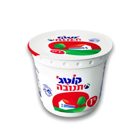 קוטג' תנובה 1% שומן גביע 250 גרם