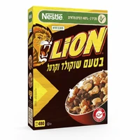 ליון דגני בוקר שוקולד קרמל 480 גרם