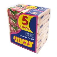לילי ממחטות אף צבעוניות רכות חמישייה