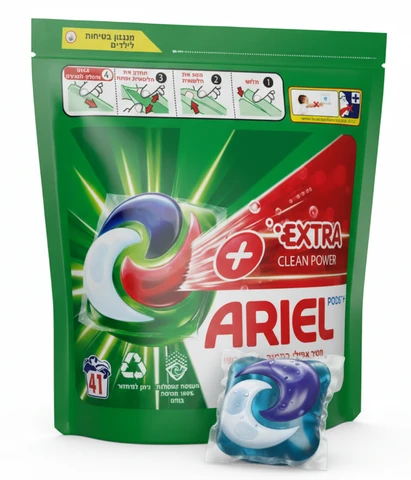 אריאל קפסולות כביסה לשמירה על הבד 41 יח'