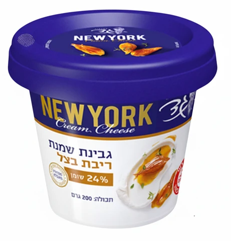 גבינת שמנת ניו יורק ריבת בצל 24% שומן 200 גרם