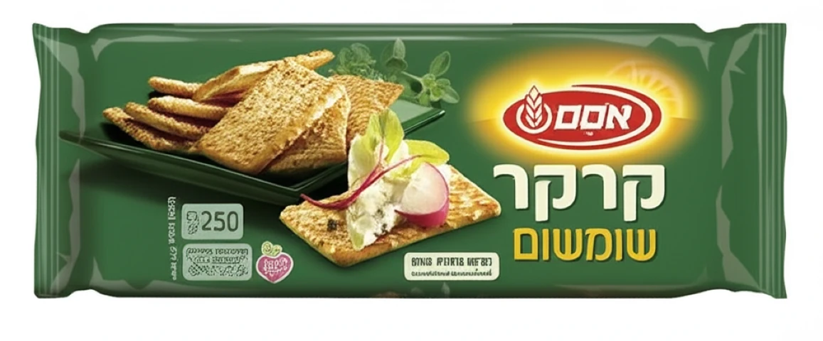 אסם קרקר שומשום 250 גרם