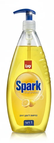 סנו ספארק נוזל כלים בניחוח לימון עם משאבה 1 ליטר